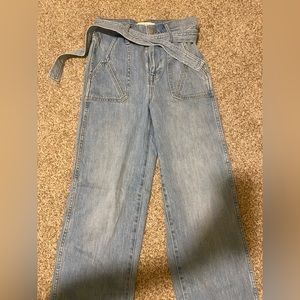 Madewell high rise straight leg jeans